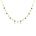 Rainbow Heart Choker Necklace