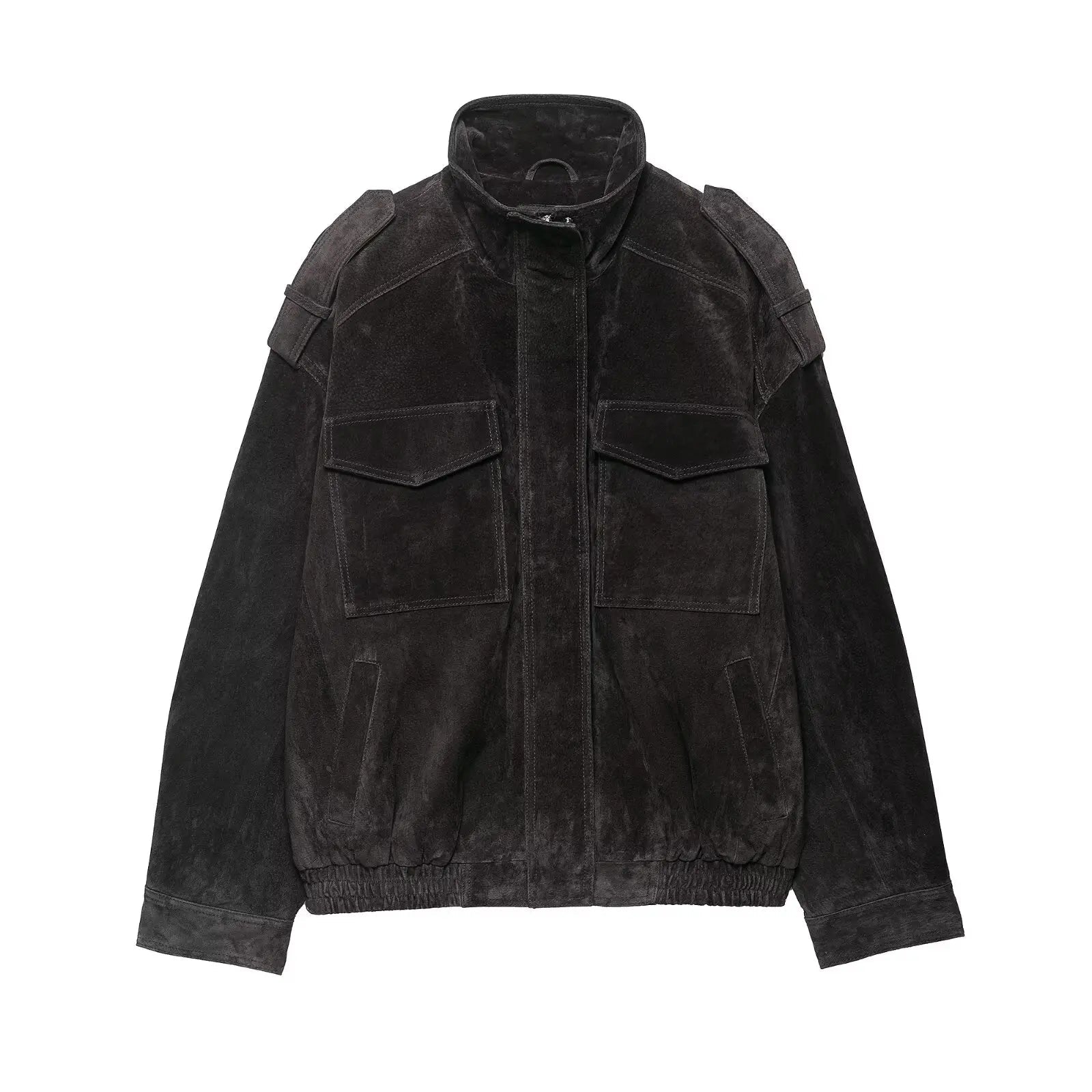 ALINA – Edle Suede-Look Jacke - ZAYVI