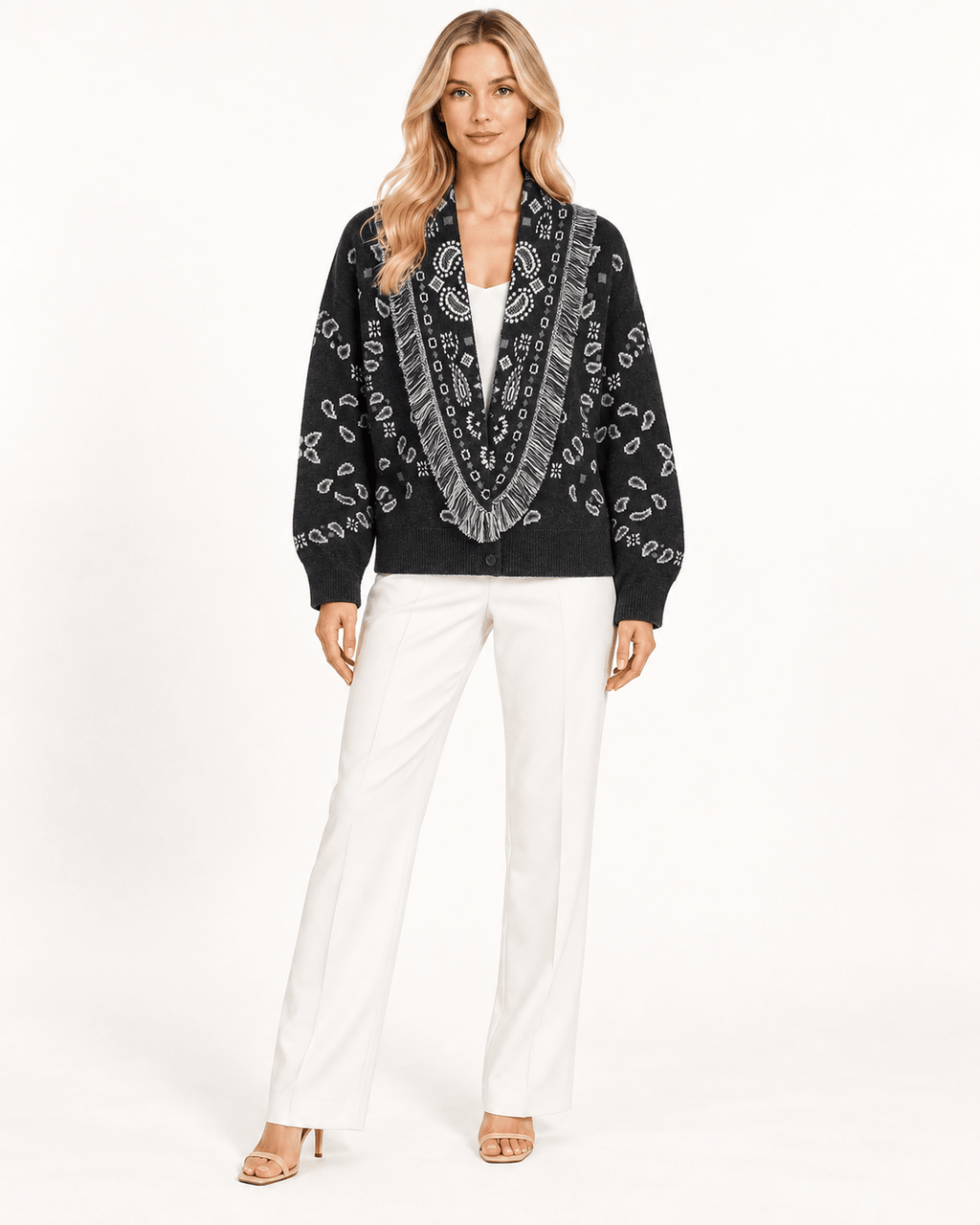 AMARA – Fransen Strickcardigan - ZAYVI