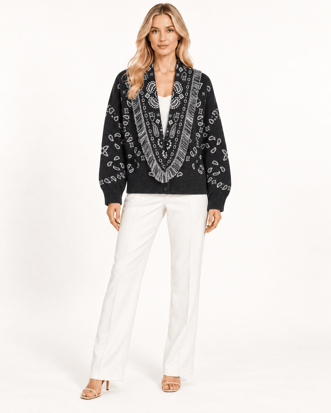 AMARA – Fransen Strickcardigan - ZAYVI