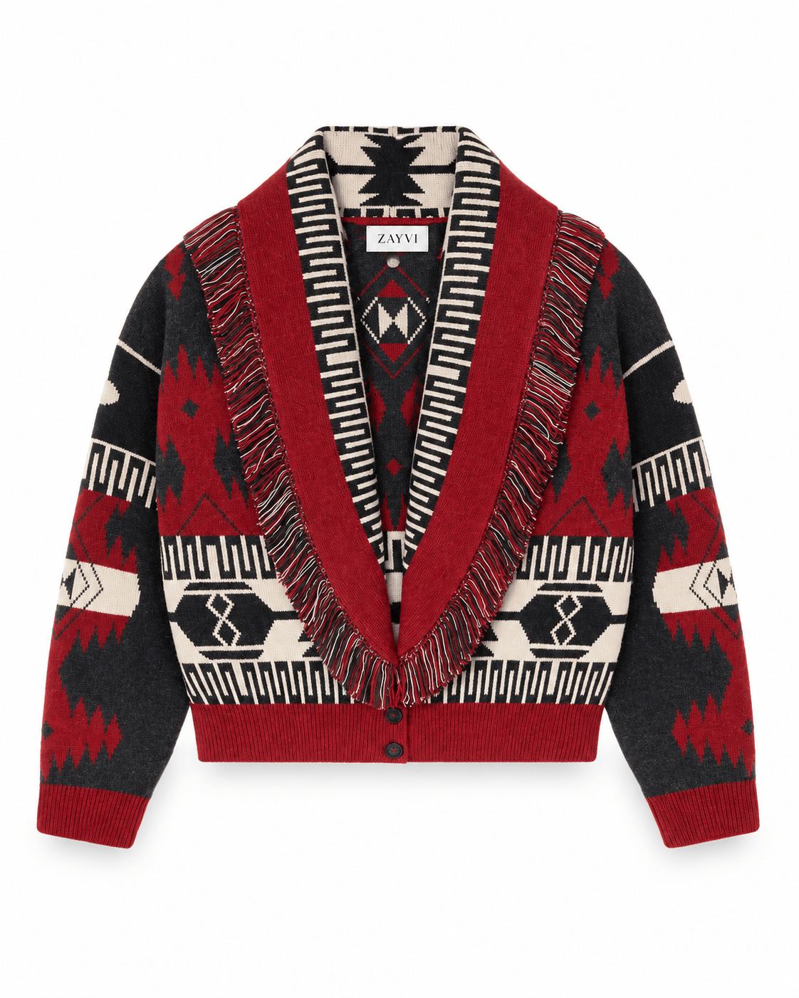 AMARA – Fransen Strickcardigan - ZAYVI