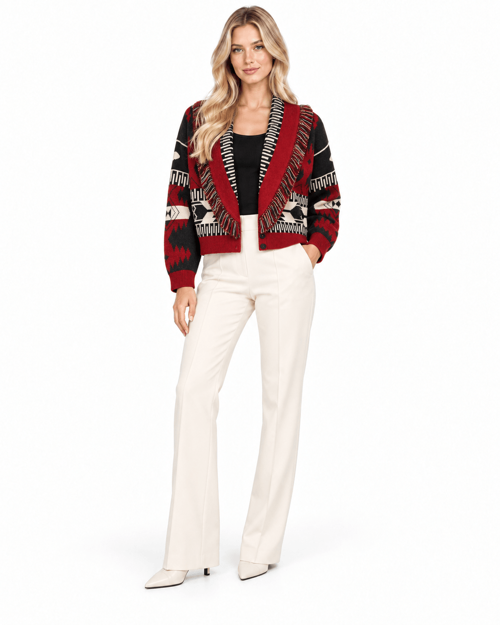 AMARA – Fransen Strickcardigan - ZAYVI