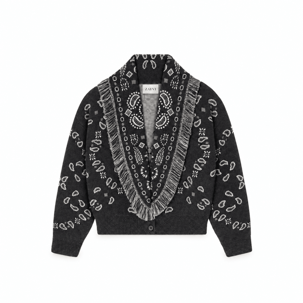 AMARA – Fransen Strickcardigan - ZAYVI