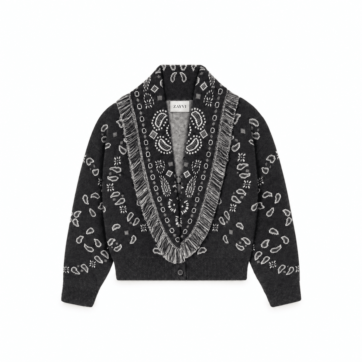 AMARA – Fransen Strickcardigan - ZAYVI