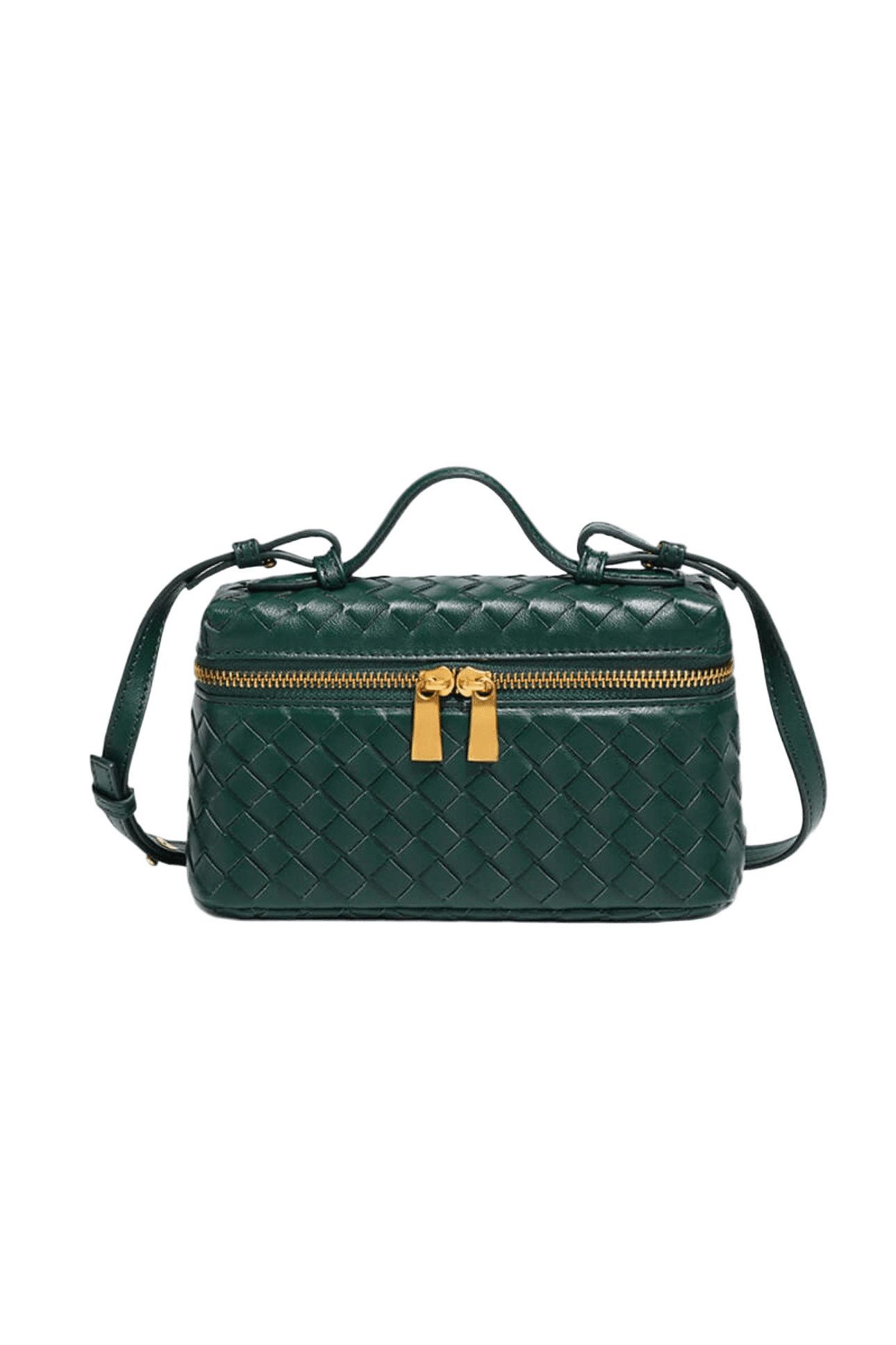 AURELIA – Luxuriöse Ledertasche mit Flechtdesign - ZAYVI