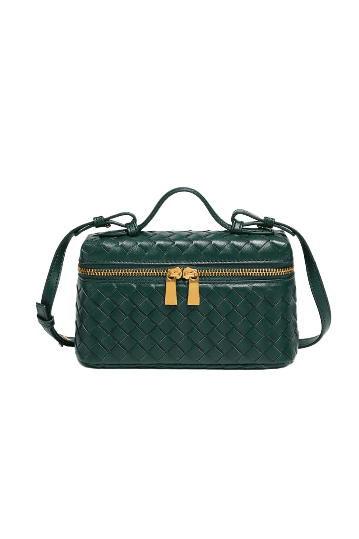 AURELIA – Luxuriöse Ledertasche mit Flechtdesign - ZAYVI