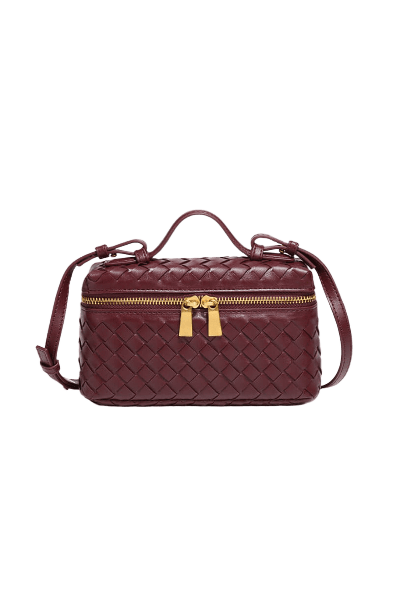 AURELIA – Luxuriöse Ledertasche mit Flechtdesign - ZAYVI