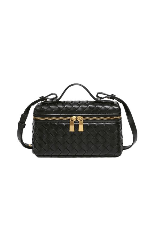 AURELIA – Luxuriöse Ledertasche mit Flechtdesign - ZAYVI