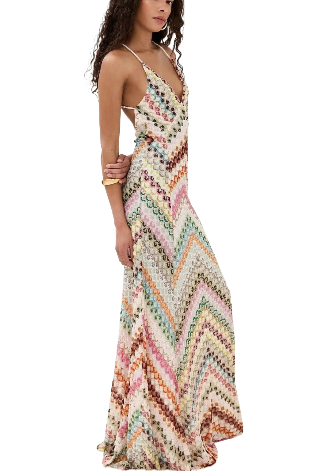 Boho Rainbow Maxikleid - Miraee Paris