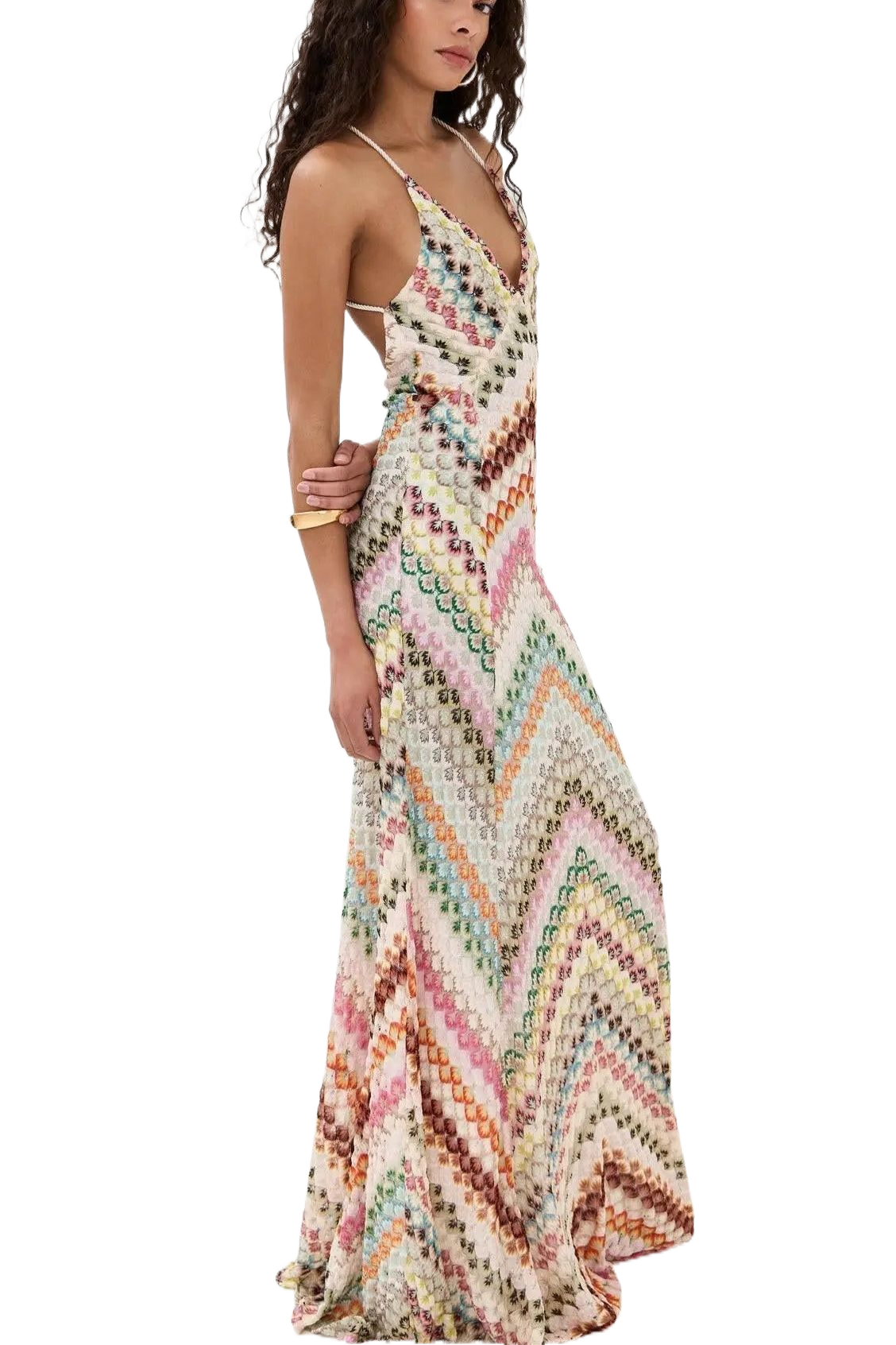 Boho Rainbow Maxikleid - Miraee Paris