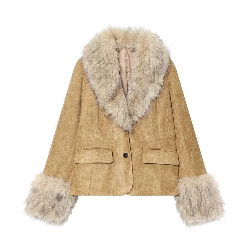 CAMILLE – Taillierter Blazer in Veloursoptik - ZAYVI