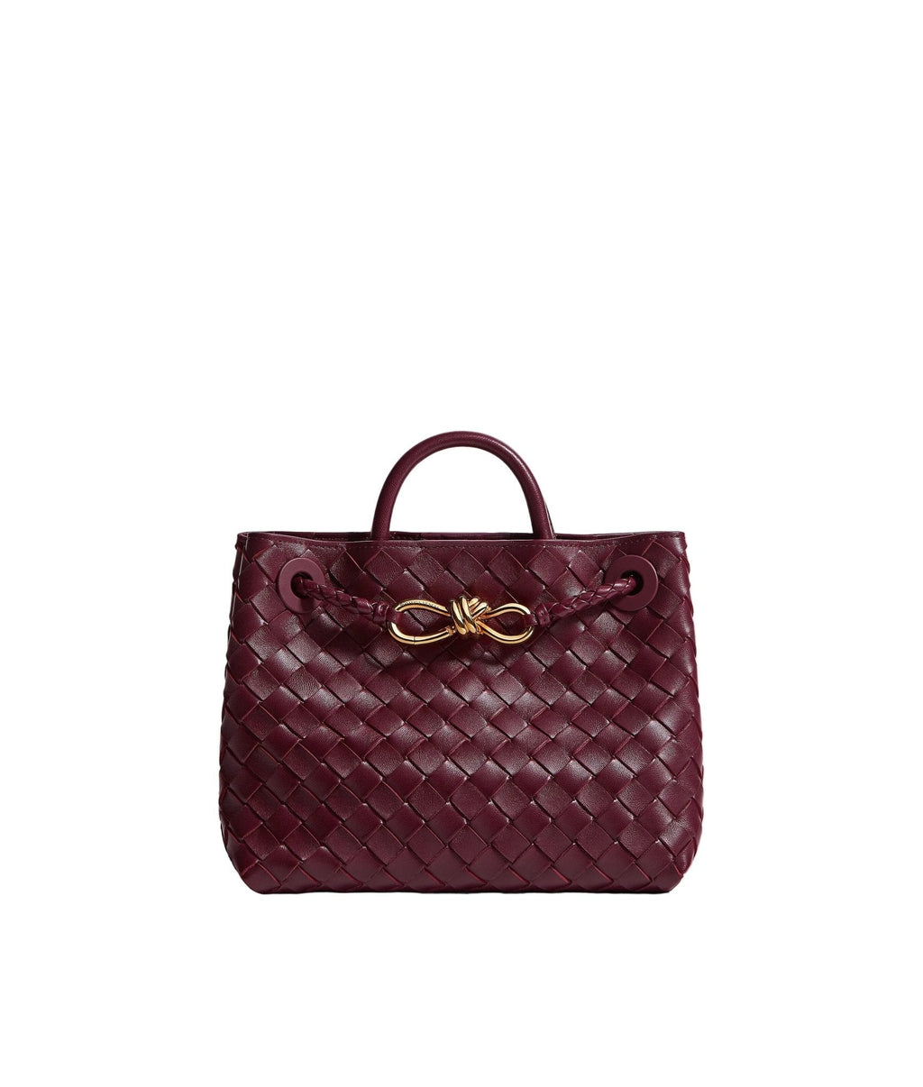 ELARA geflochtene Damenhandtasche – schwarze Farbvariante | ZAYVI