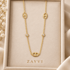 ELARA – Geometrische Kette oder Armband - ZAYVI