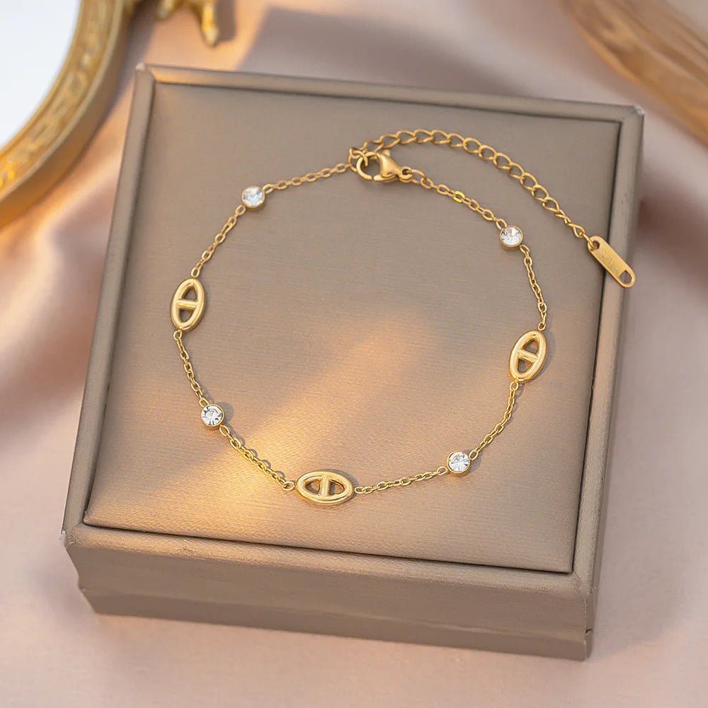 ELARA – Geometrische Kette oder Armband - ZAYVI