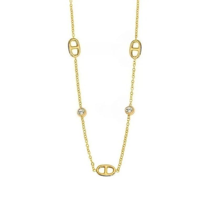 ELARA – Geometrische Kette oder Armband - ZAYVI