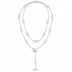 ELARA – Lange Halskette aus 925er Sterlingsilber - ZAYVI