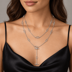 ELARA – Lange Halskette aus 925er Sterlingsilber - ZAYVI