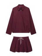 ELENA – 2-teiliges Damen Set | Jacke & Minirock - ZAYVI