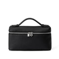 INES – Elegante Mini Box Bag aus genarbtem Echtleder - ZAYVI