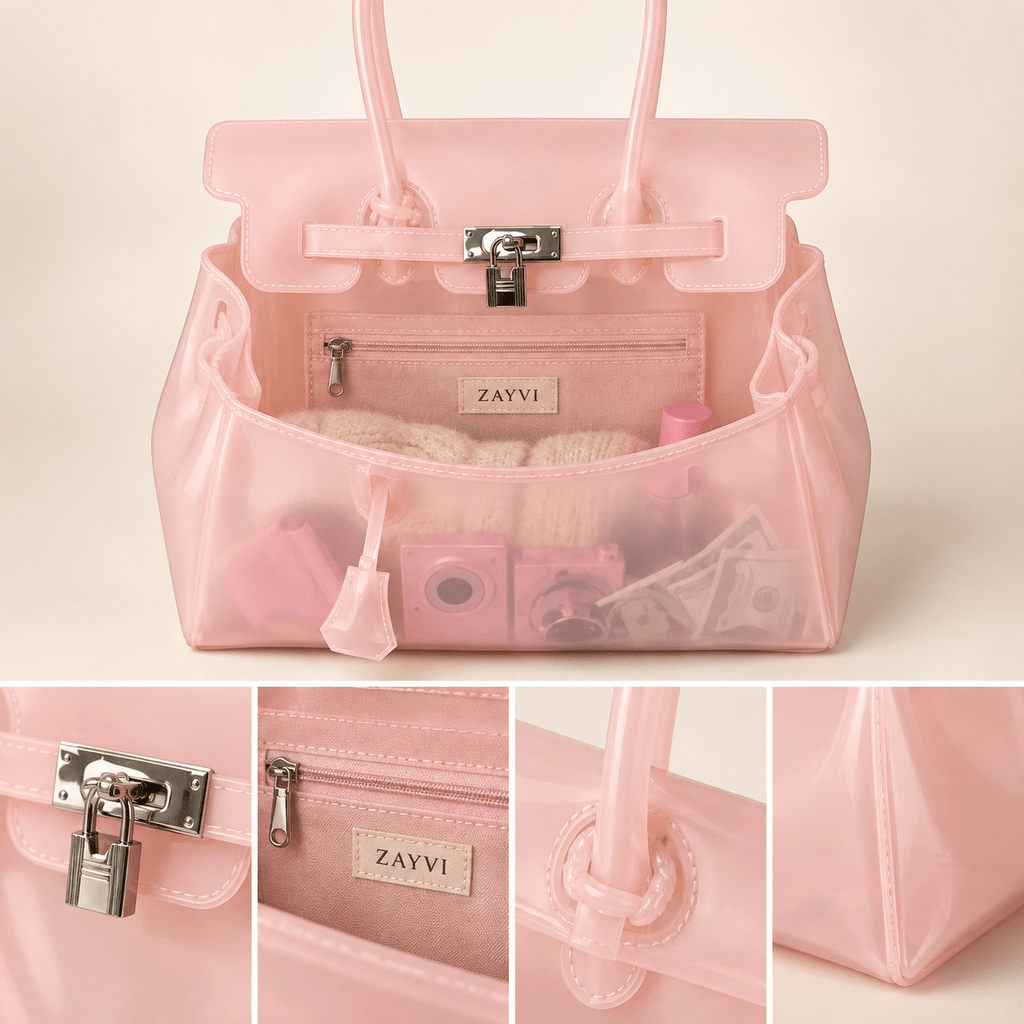 Jelly Firkin Bag – Transparente Statement-Handtasche - ZAYVI