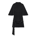 LUMI Paillettenkleid in Schwarz mit weiten Ärmeln – Produktansicht