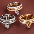 LUNA – Ring-Set mit Zirkonia - ZAYVI