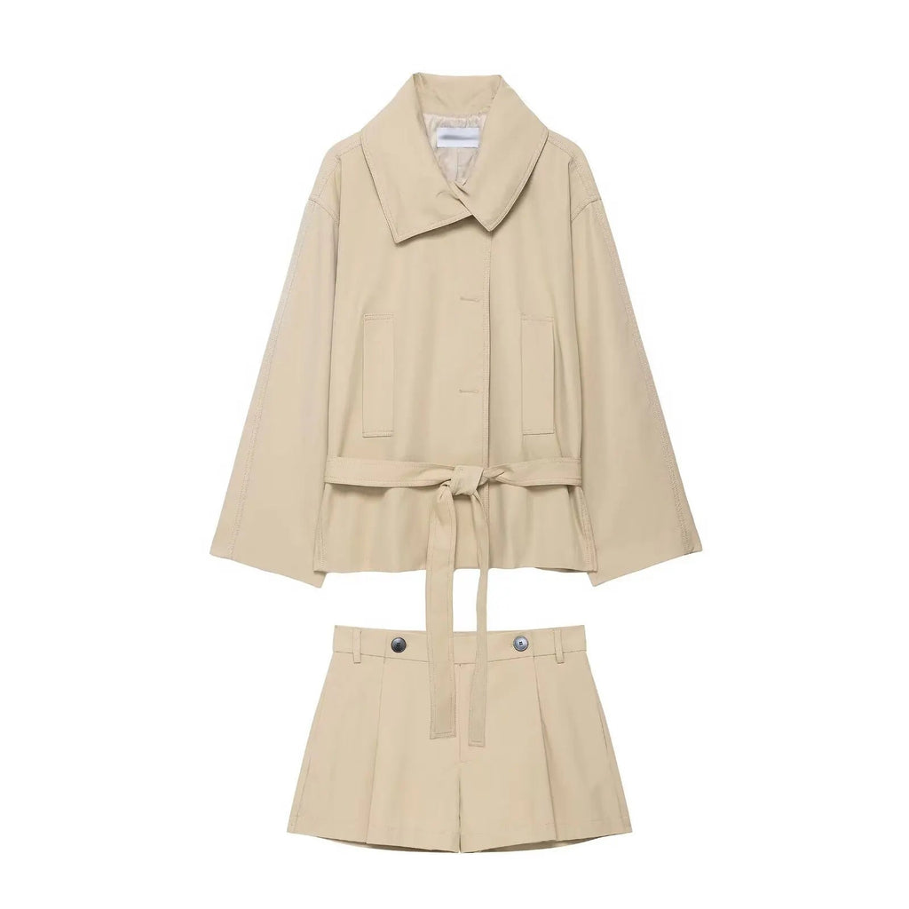 MILA – 2-teiliges Damen Set | Jacke & Shorts - ZAYVI