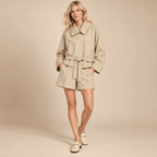 MILA – Zweiteiliges Damen Set – Jacke & Shorts - ZAYVI