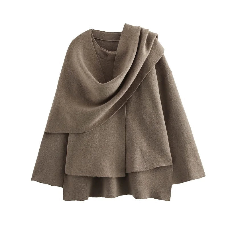 NADJA – Wattierte Winterjacke mit asymmetrischem Schalkragen - ZAYVI