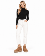 NOÉMIE – Plateau-Winterboots in Veloursoptik - ZAYVI