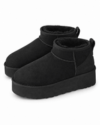 NOÉMIE – Plateau-Winterboots in Veloursoptik - ZAYVI