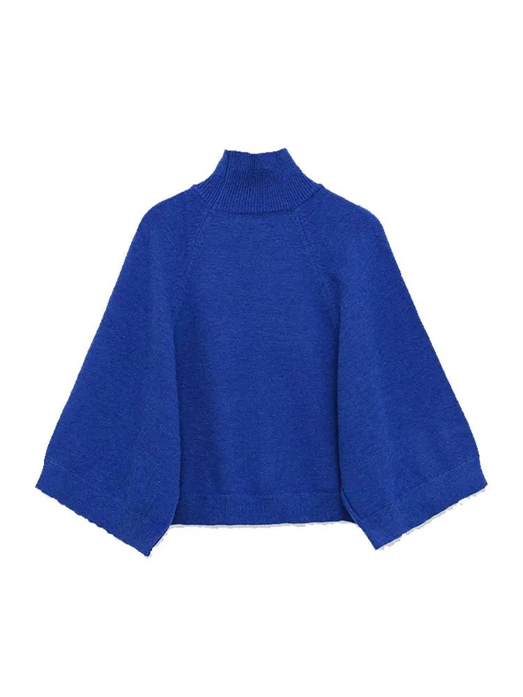 NORA – Oversize Strickpullover mit Stehkragen – Ansicht 1 | ZAYVI