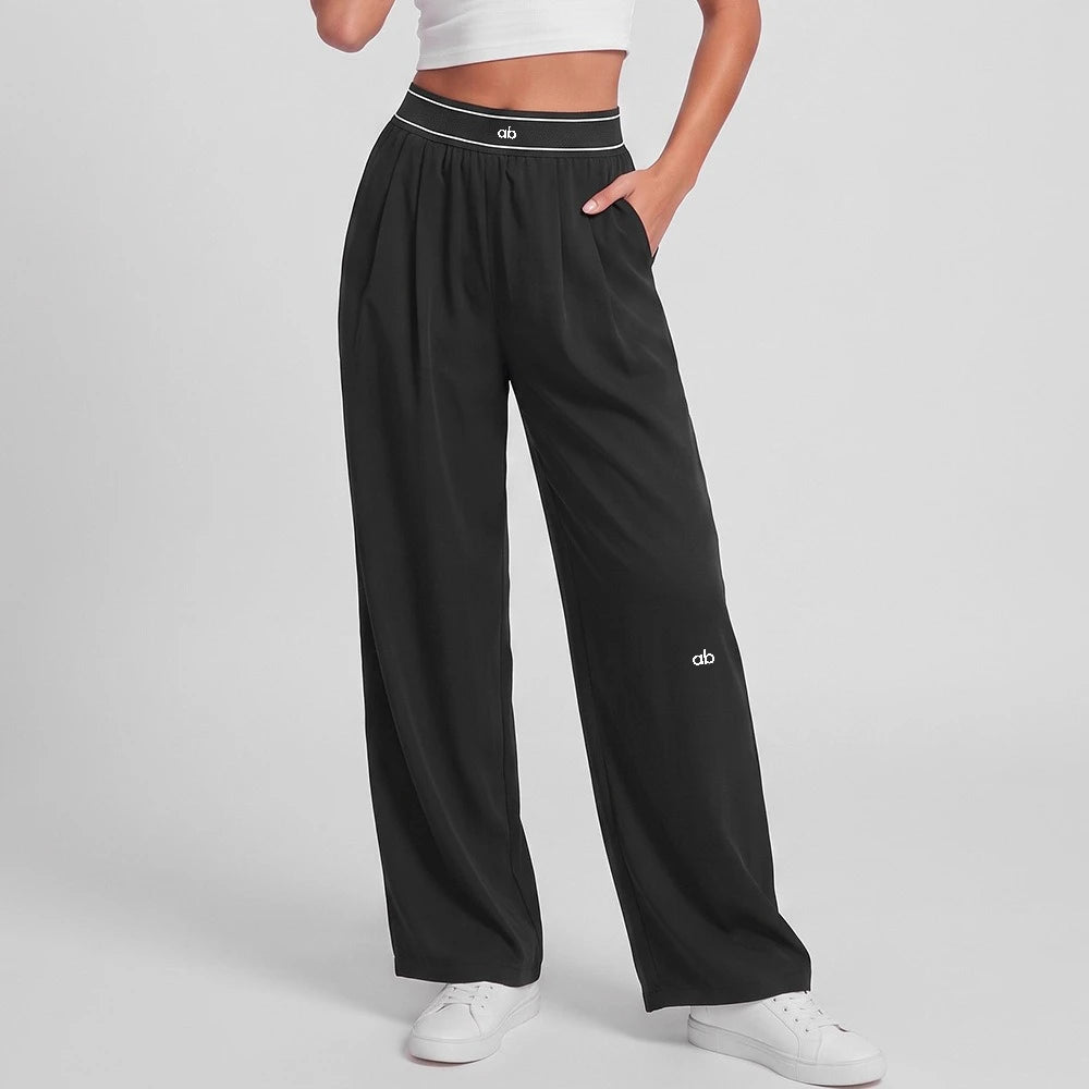 NORA – Weite High-Waist-Sporthose - ZAYVI