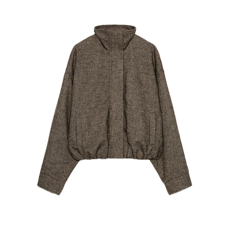 PLISSÉ – Elegantes Jacke & Rock Set mit Stehkragen – Ansicht 5 | ZAYVI