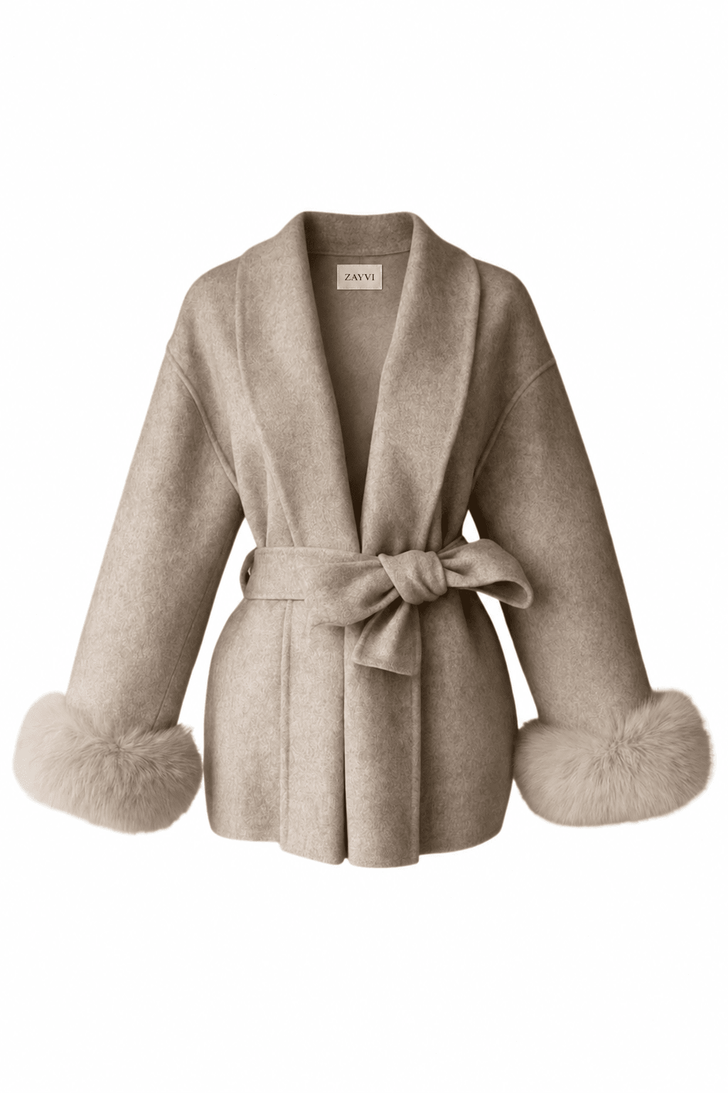SOFIA – Eleganter Damen-Wollmantel - ZAYVI