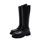 SOPHIE – Kniehohe Plateau-Stiefel - ZAYVI