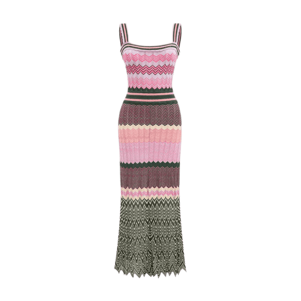 ZigZag Muse Strickkleid – Sunset Vibes – Ansicht 1 | ZAYVI