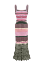 ZigZag Muse Knit Dress – Sunset Vibes - Miraee Paris