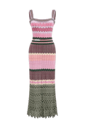 ZigZag Muse Knit Dress – Sunset Vibes - Miraee Paris